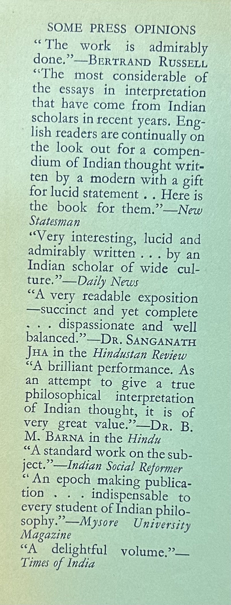 THE PHILOSOPHY OF THE UPANISADS