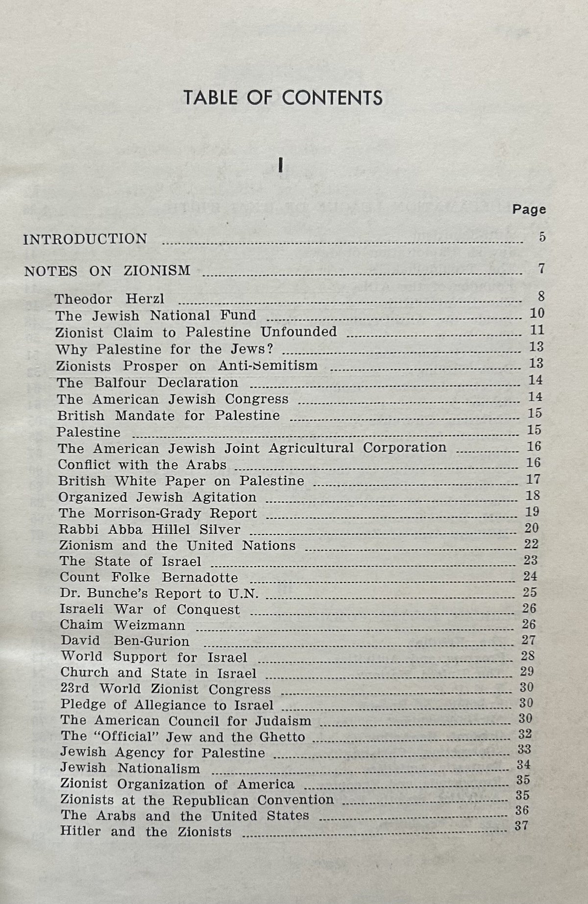 ZION'S FIFTH COLUMN: A Tenney Report