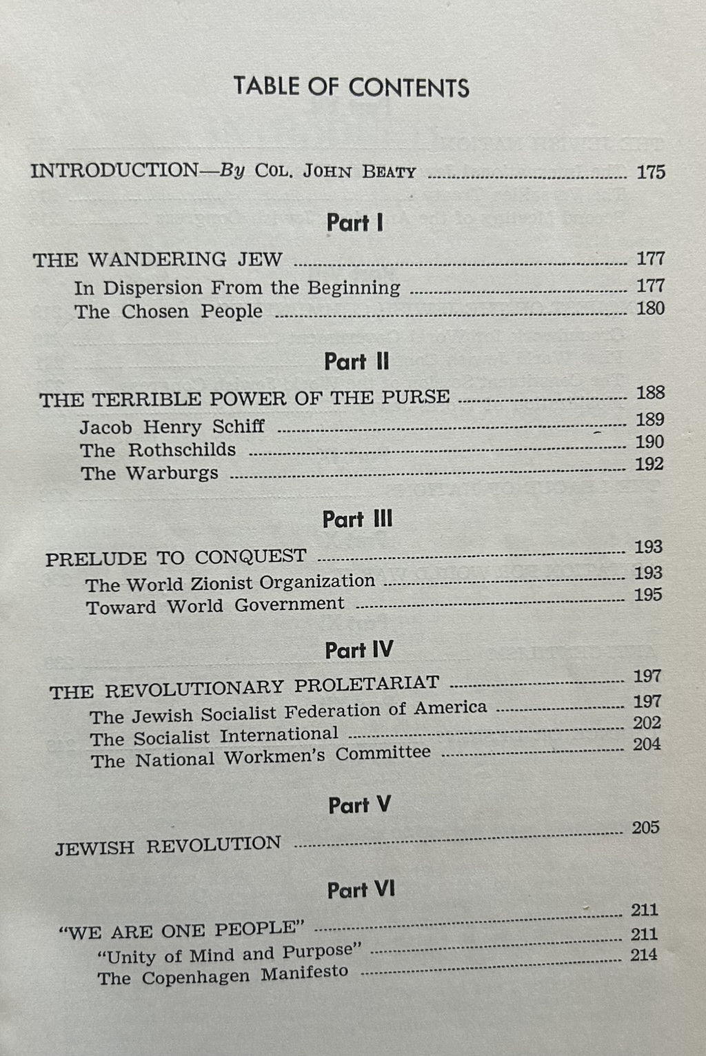 ZION'S TROJAN HORSE: A Tenney Report on World Zionism