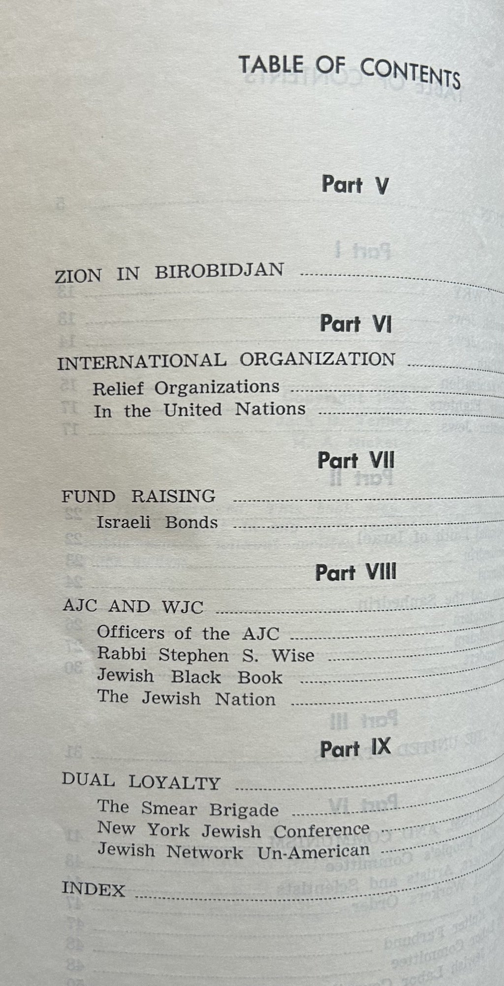 ZIONIST NETWORK - A Tenney Report