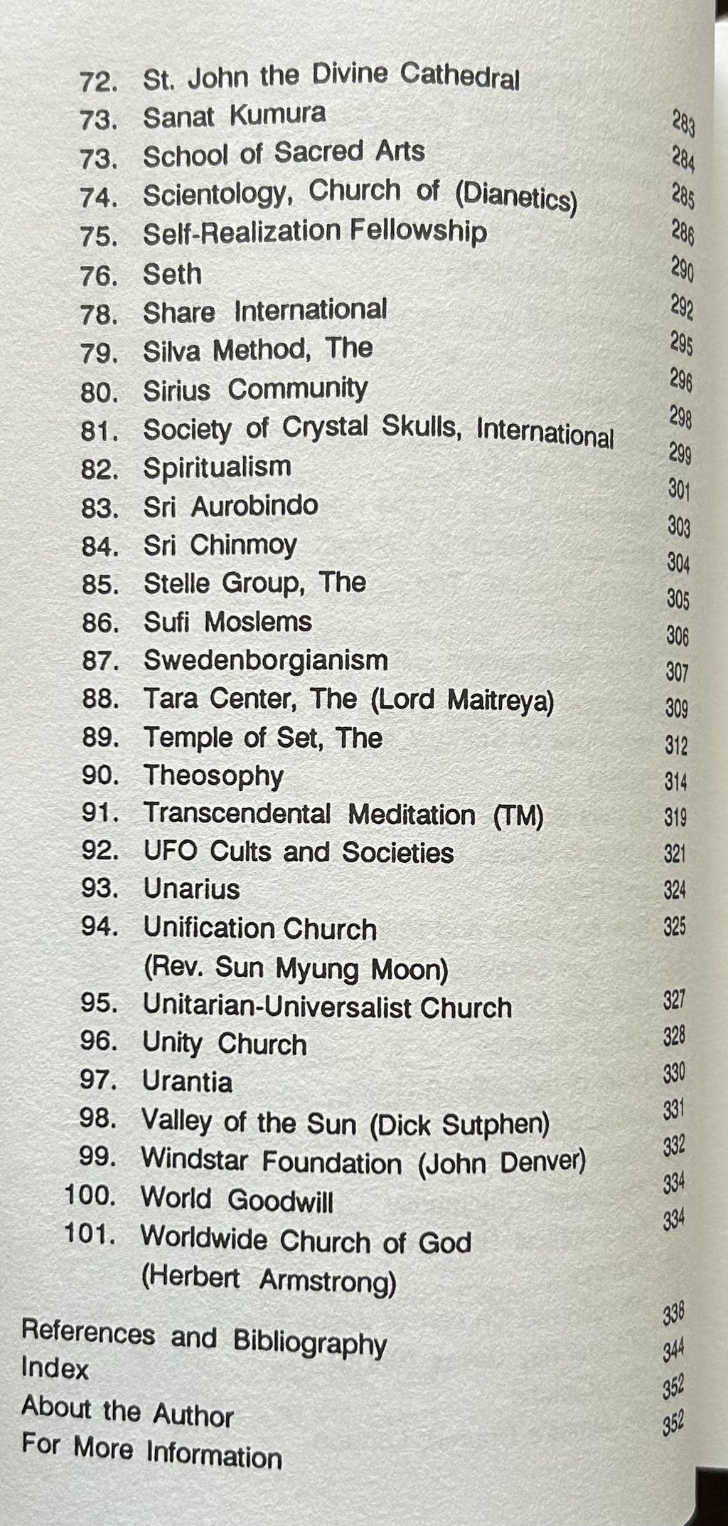 Book of NEW AGE CULTS & RELIGIONS
